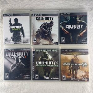 Call Of Duty Bundle PS3 Game Lot MW3, Black Ops, Modern Warfare, MW2
